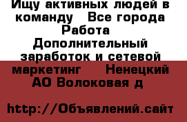 Ищу активных людей в команду - Все города Работа » Дополнительный заработок и сетевой маркетинг   . Ненецкий АО,Волоковая д.